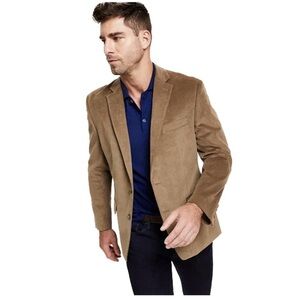 Ralph Lauren Men Classic Fit Ultraflex Corduroy English Bulldog Sport Coat 46R